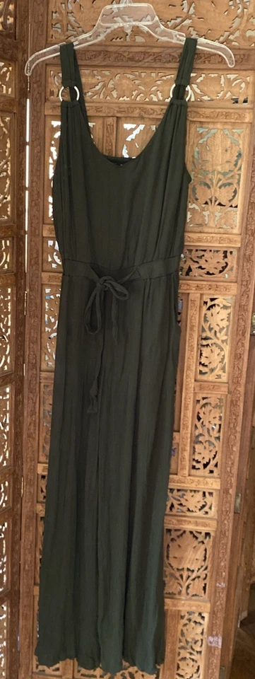 Derek Heart Hunter Green Jumpsuit Size M - Image 1 of 4