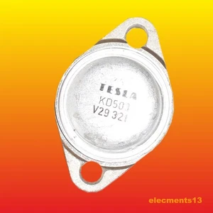 KD503 TESLA SILICON NPN TRANSISTOR 150W 20A - Picture 1 of 2