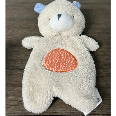 Peluche Ingenuity Lovey Nate the Bear beige azul orejas Foto 1 de 4