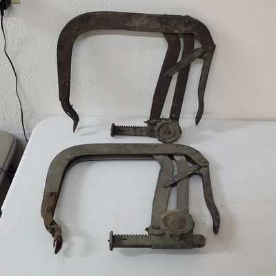 2 Pk K-D MFG No. Abrazadera de compresor de resorte tipo leva 380 EE. UU. vintage, grabada Foto 1 de 4