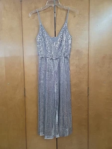 Midi-Overall Venus Silber Größe 2 Pailletten/Glitzersilber - Bild 1 von 5
