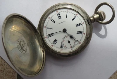 Reloj de Bolsillo Longines Cara Abierta Níquel Cromo Caja 50mm. en diámetro  Foto 1 de 4