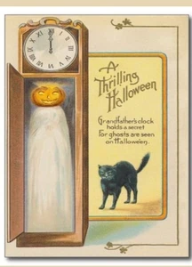 Victorian Halloween Vintage Reprints - Classic Sideshow Gruß Postkarte - Bild 1 von 4