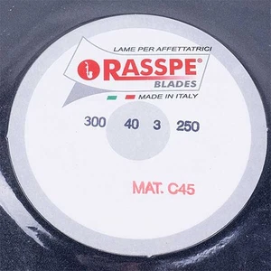 Slicer Teflon-coated Knife Rasspe 3300.07-T E7 D=300mm (300x250x40x3mm) - Picture 1 of 3