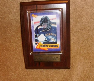 Sidney Crosby 2003 Rookie Review #56 Rookie Card on Plaque - Picture 1 of 1