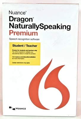 NUANCE Dragon Naturally Speaking PREMIUM Speech Recognition Software Version 13 - Image 1 of 4