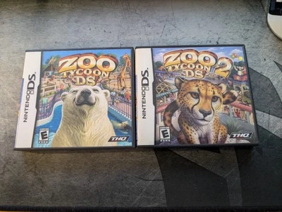 Zoo Tycoon 1 and 2 DS (Nintendo DS, 2008) CIB - Image 1 of 2