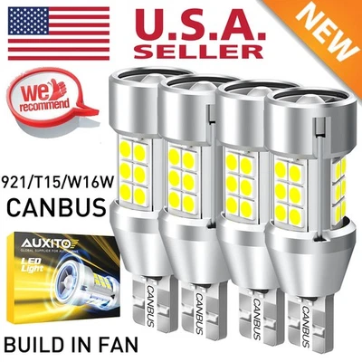 4x 921 LED Backup Reverse T15 Light Bulb for Infiniti G37 08-2014 EX35 2003-2012 Foto 1 de 4