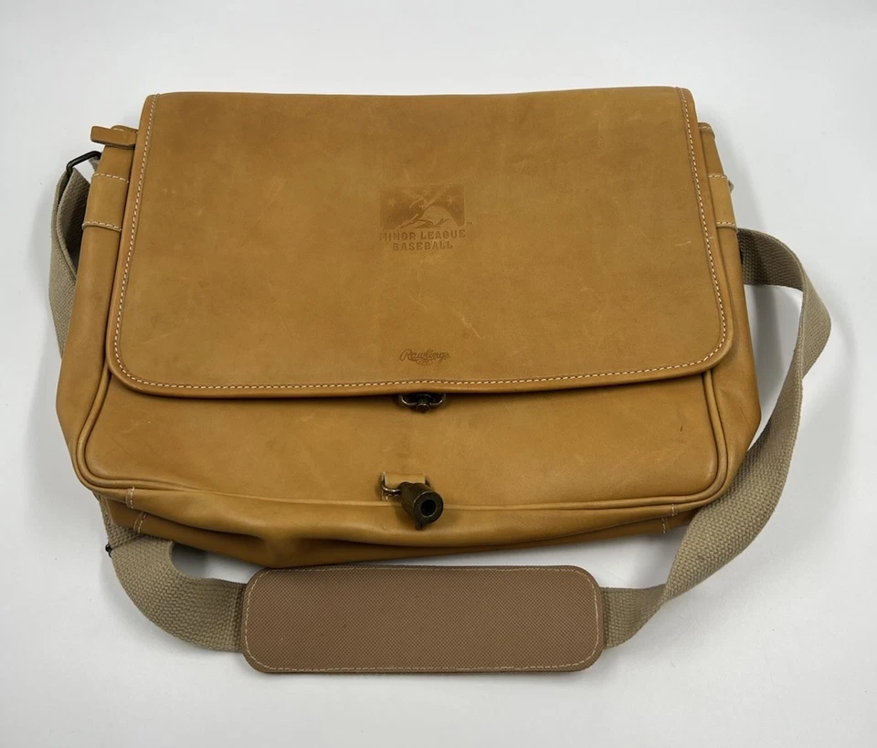 Rawlings Edición Limitada Cuero Hombres Mensajero Maletín Bolso Gian Paolo Lombardo Foto 1 de 4