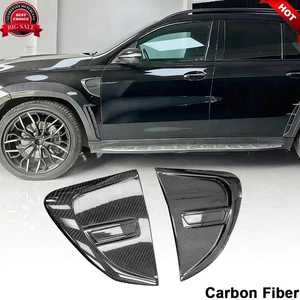 Cubierta de ventilación de aire guardabarros lateral de carbono real para Mercedes Benz X167 GLS63 2020-24 - Imagen 1 de 12