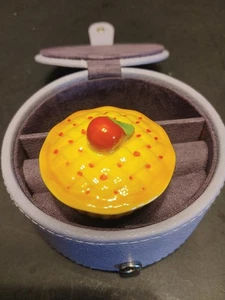 Nora Fleming Cherry on the Top - Cherry Pie Mini - Retired - small chip on edge - Picture 1 of 5