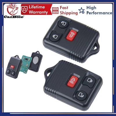 3 Button For Ford Replacement Alarm Remote Keyless Entry Control Key FOB Clicker - Image 1 of 4