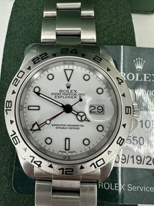 Rolex Explorer II 40mm Polar Dial 16550 Rolex Service Warranty - Picture 1 of 6