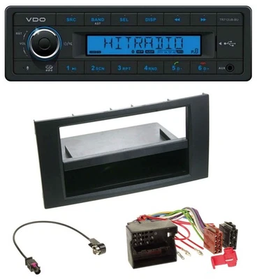 VDO Bluetooth AUX USB MP3 Autoradio für Ford Fusion Transit Kuga 05-12 schwarz - Bild 1 von 4