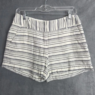 Pantalones Cortos The Limited Cassidy Fit Mujer 2 Rayas Mezcla de Lino Algodón SH68B2342 Foto 1 de 4