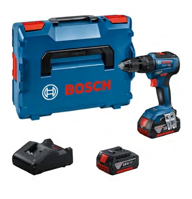 BOSCH GSB 18V-55 TRAPANO BATTENTE AVVITATORE A BATTERIA CON 2 BATTERIE 18V 3AH - Immagine 1 di 2