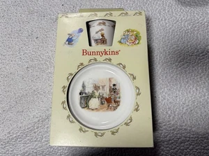 VINTAGE 1989 ROYAL DOULTON BUNNYKINS CHILDRENS SET CEREAL BOWL MUG & PLATE SET - Picture 1 of 10