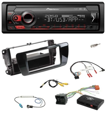 Pioneer Lenkrad USB DAB Bluetooth Autoradio für Seat Ibiza 2008-2015 klavierlack - Bild 1 von 4