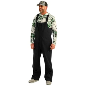 Mens Rover Bib, Windproof & Waterproof Fishing Bibs Overalls, Black, X-Large - Picture 1 of 7
