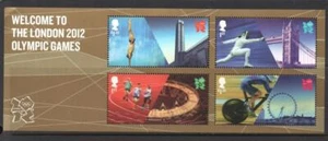 GRAN BRETAÑA 2012 BIENVENIDO A LOS JUEGOS OLÍMPICOS DE LONDRES COMO NUEVO UH HOJA M/HOJA [#5391] - Imagen 1 de 1