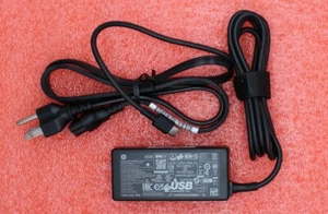HP 45W USB-C AC Adapter 3 Pin - Picture 1 of 1