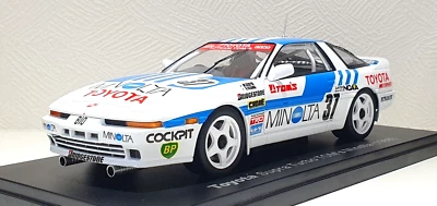 1/24 Hachette 1988 TOYOTA SUPRA TURBO TOM's MINOLTA  JTC w/Case diecast model - Image 1 of 4