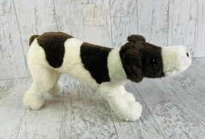 Gund German Short Haired Pointer White Brown Dog Hunting Hound 1991 Spotted - Picture 1 of 9