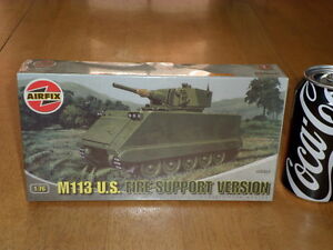 VIETNAM, US, MII3 ARMORED FIRE SUPPORT CARRIER, Plastic Model Kit , Scale 1/76