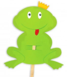 Sizzix Bigz Frog Prince Puppet die #A11224 Retail $19.99 Cuts Fabric, SO FUN!! - Picture 1 of 4