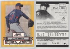 2008 Bowman Sterling Prospects Gold Refractor /50 Ryan Morris #BSP-RM