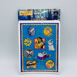 Hallmark Disney Pocahontas Stickers Pack Of 8 Sheets x 9 Each (72) Total Vintage