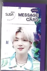 Tarjeta de mensaje fotográfico BTS Suga (paquete de 30P) K-POP 202302 - Imagen 1 de 3