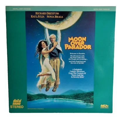 Moon Over Parador Laserdisc Richard Dreyfuss Raul Julia 1989 CLV EP - Image 1 of 3