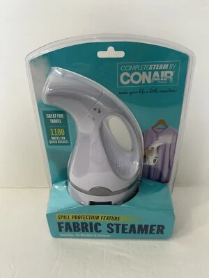 Conair CompleteSteam 1100 瓦手持织物蒸锅,白色 — 第 1/4 张图片