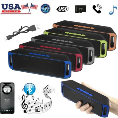 Altavoz Portátil Inalámbrico Bluetooth Impermeable Estéreo Bajo USB TF FM Radio RUIDO Foto 1 de 4