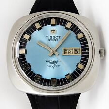 Swiss TISSOT Seven Automatic Day Date Dynamic Style Steel Mens Vintage Watch
