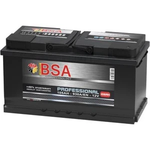 BSA Autobatterie 105Ah 12V extrem Leistungsstark 930A/EN ersetzt 100Ah 100 Ah - Bild 1 von 5