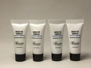 Baxter of California Under Eye Complex Cream Travel Size LOT 4 X Tubes 3ml Each - Picture 1 of 3