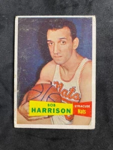 1957-58 Topps Basketball Bob Harrison #63 Syracuse Nats - Picture 1 of 2