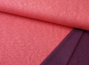 BAUMWOLLSTRICK Stoff Strickstoff Mara Double-Knit CORAL meliert EUR 17,98/m - Bild 1 von 1