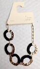 A New Day Molten Metal Woven Wrapped Women's Statement Necklace NWT