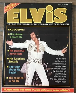 Revista de portada de fotos Tattler edición especial Elvis Presley mayo 1976 - Imagen 1 de 5