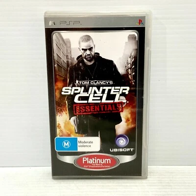 Tom Clancy's Splinter Cell: Essentials + Manual - Sony PSP - Tested & Working - Image 1 of 4