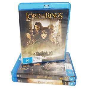 Lord of the Rings Trilogy Blu Ray Fellowship Two Towers Return Region B Rated M - Picture 1 of 5