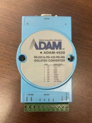Advantech ADAM-4520 RS-232 to RS-422-485 Isolated Converter new - Image 1 of 4