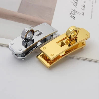 Metal Clasp Lock Suitcase Kelly Bag DIY Hasp Buckle Leather Craft Accessories - Image 1 of 4