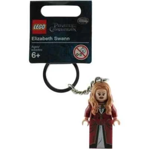 Lego Disney Pirates of the Caribbean Elizabeth Swann Keychain 853188 - New - Picture 1 of 3