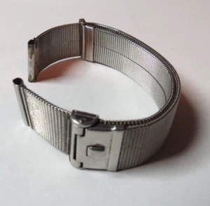 RELOJ PULSERA FORSTNER KOMFIT VINTAGE PARA HOMBRE TACTO SUAVE SS 17 MM BANDA ANCHA SOLAMENTE - Imagen 1 de 9