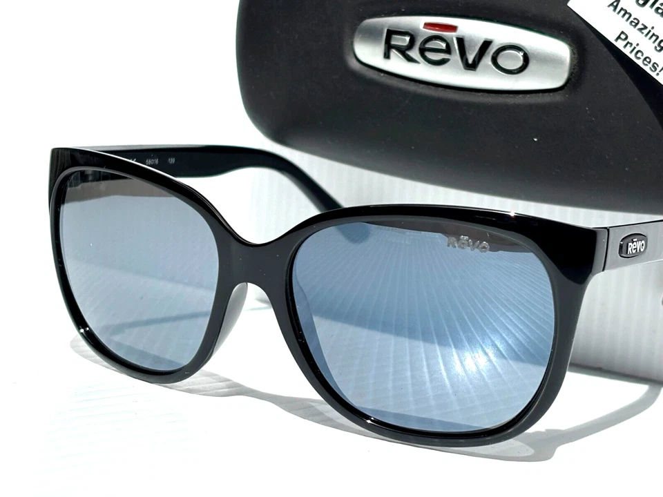NUEVO Gafas de sol Revo GRAND CLASSIC negras polarizadas grises lentes grafito RE 4051 01 GY Foto 1 de 4