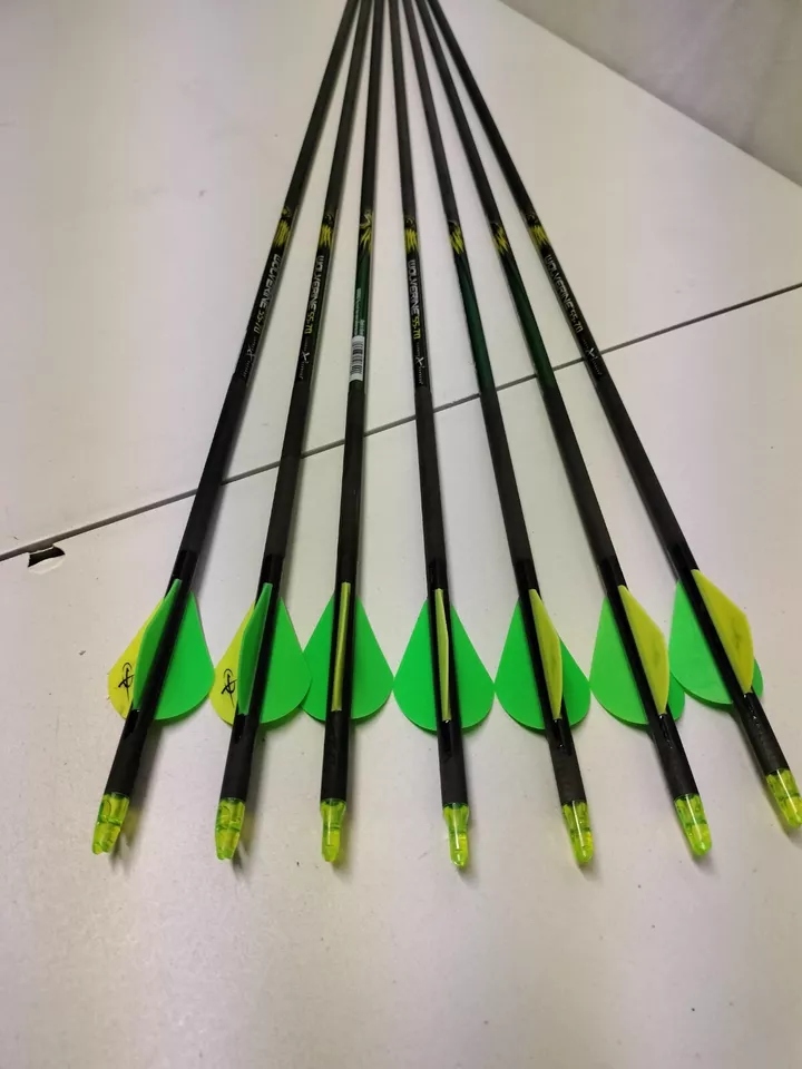 BNEW 7pc 30 Inch ARROWS Carbon Express Wolverine Hunter 55-70 .350 SPINE 55-70LB - Image 1 of 4